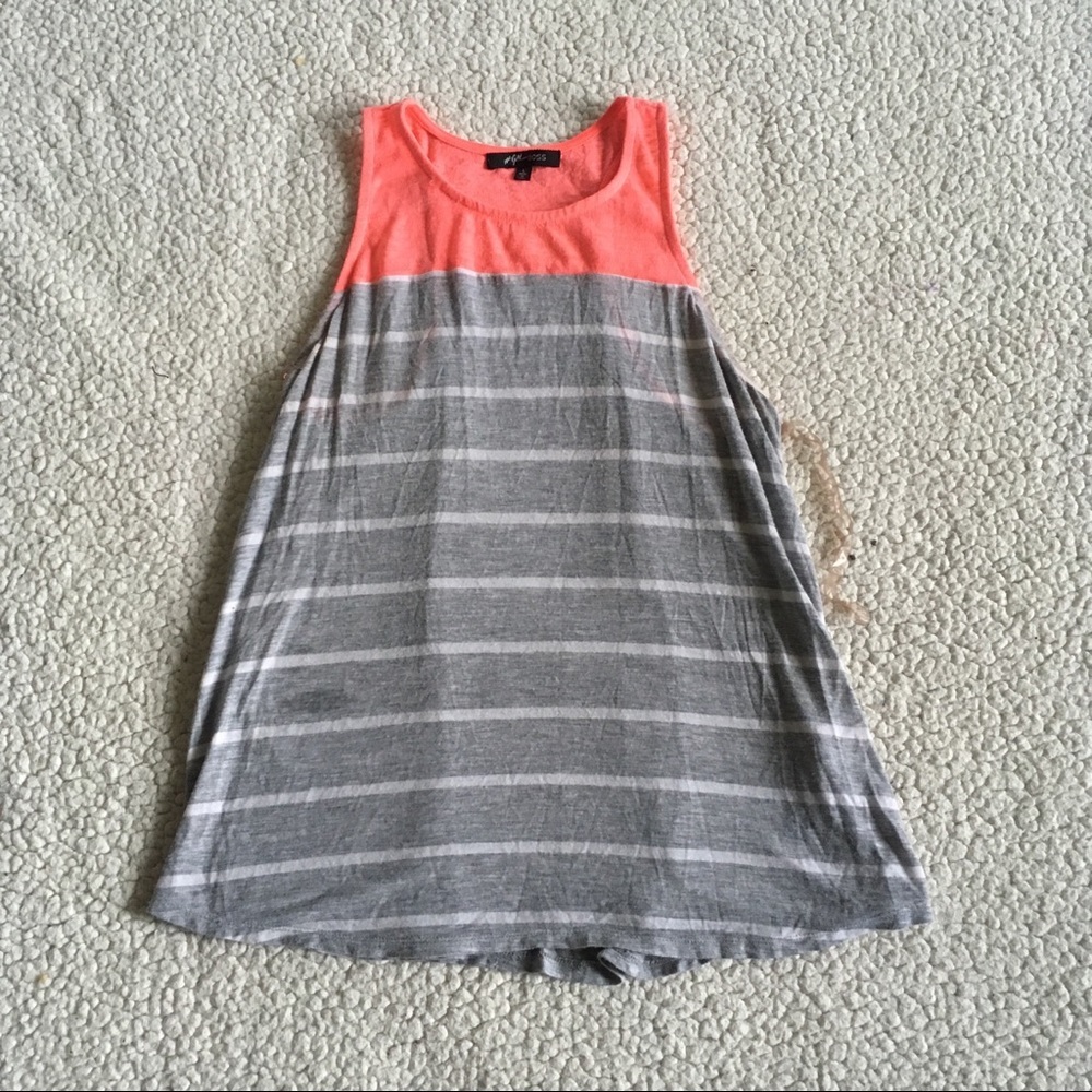 Gal Boss Racerback Flowing Tank Top Large